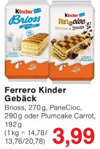 Jawoll Ferrero Kinder Gebäck Angebot
