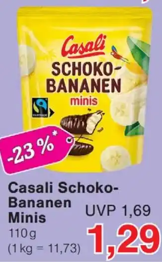 Jawoll Casali Schoko- Bananen Minis Angebot