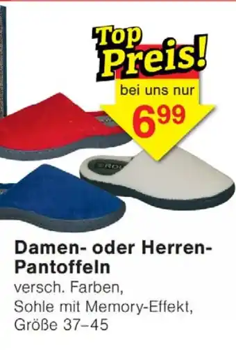 Jawoll Damen- oder Herren- Pantoffeln Angebot