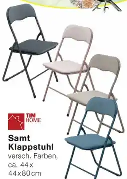 Jawoll TIM HOME Samt Klappstuhl Angebot