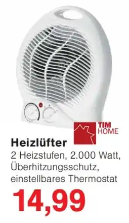 Jawoll TIM HOME Heizlüfter Angebot