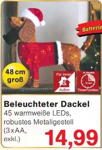 Jawoll Beleuchteter Dackel Angebot