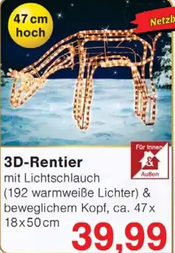 Jawoll 3D-Rentier Angebot