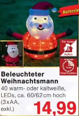 Jawoll Beleuchteter Weihnachtsmann Angebot