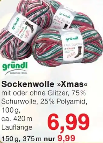 Jawoll gründi Sockenwolle Xmas Angebot