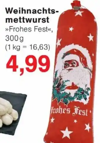 Jawoll Weihnachts- mettwurst Angebot