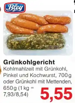 Jawoll Bley Grünkohlgericht Angebot