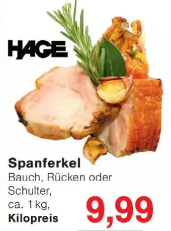 Jawoll HAGE Spanferkel Angebot