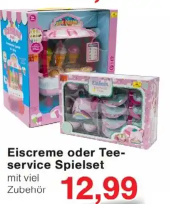 Jawoll Eiscreme oder Tee- service Spielset Angebot
