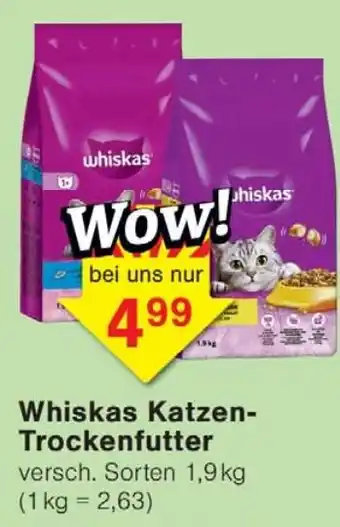 Jawoll Whiskas Katzen- Trockenfutter Angebot