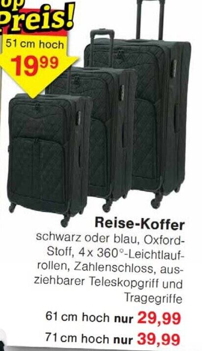 Reise-Koffer 51 cm hoch Angebot bei Jawoll