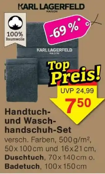 Jawoll Handtuch- und Wasch- handschuh-Set Angebot