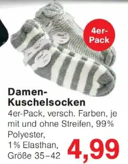 Jawoll Damen- Kuschelsocken 4er- Pack Angebot