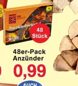 Jawoll TIM GARDEN 48er-Pack Anzünder Angebot