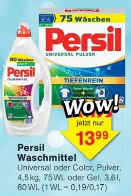 Jawoll Persil Waschmittel Angebot