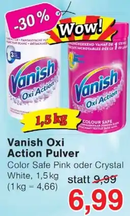 Jawoll Vanish Oxi Action Pulver Angebot