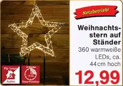 Jawoll Weihnachts- stern auf Ständer Angebot