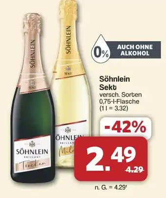 Famila Nord West Söhnlein Sekt Angebot