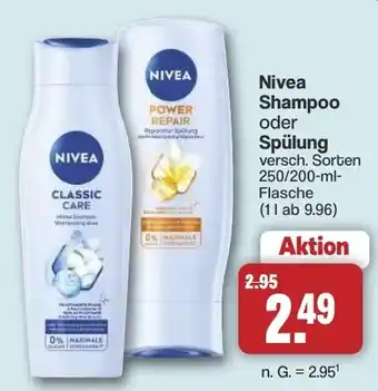 Famila Nord West Nivea Shampoo oder Spülung Angebot