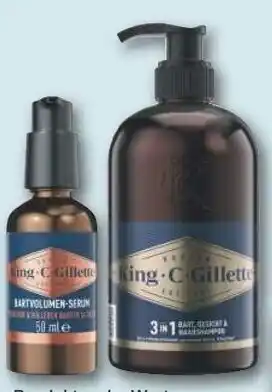 Famila Nord West King C. Gillette oder Bartvolumen-Serum Angebot