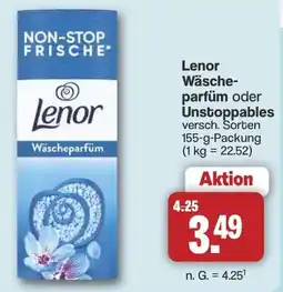 Famila Nord West Lenor Wäsche- parfüm oder Unstoppables Angebot