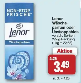 Famila Nord West Lenor Wäsche- parfüm oder Unstoppables Angebot