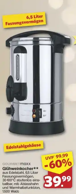 Famila Nord West GOURMETMaxx Glühweinkocher Angebot