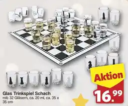 Famila Nord West Glas Trinkspiel Schach Angebot
