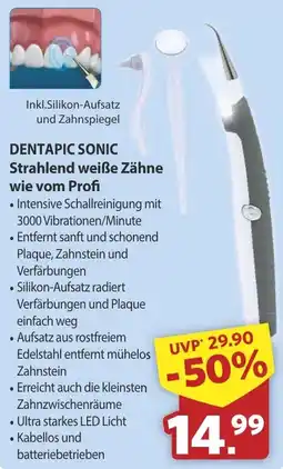 Famila Nord West DENTAPIC SONIC Strahlend weiße Zähne wie vom Profi Angebot