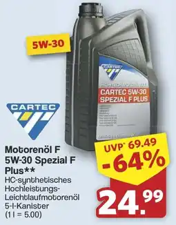Famila Nord West CARTEC Motorenöl F 5W-30 Spezial F Plus Angebot