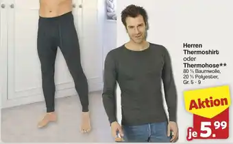 Famila Nord West Herren Thermoshirt oder Thermohose Angebot