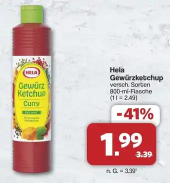 Famila Nord West Hela Gewürzketchup Angebot
