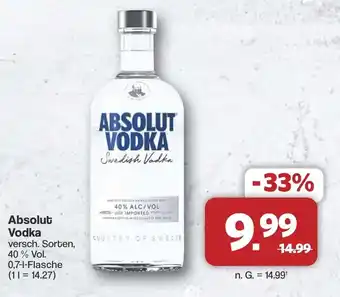 Famila Nord West Absolut Vodka Angebot