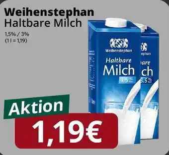 Famila Nord West Weihenstephan Haltbare Milch Angebot