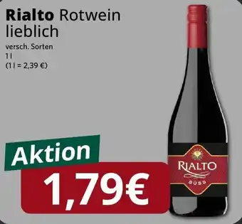 Famila Nord West Rialto Rotwein lieblich Angebot