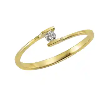 Netto Marken-Discount Orolino Ring Gold 585 mit Brillant 0,06ct Angebot