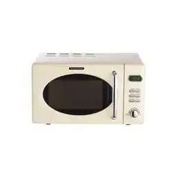 Netto Marken-Discount Wolkenstein Mikrowelle WMW720 SC - creme, Retro-Design, 700Watt, 20l, nostalgie Angebot