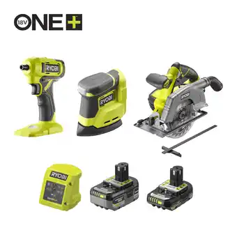 toom Baumarkt Ryobi Akku-Kombi-Kit 'R18CK3G-242G' mit 2 Akkus Angebot