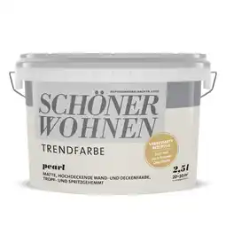 toom Baumarkt Schöner Wohnen Farbe Trendfarbe 'Pearl' perlweiß matt 2,5 l Angebot