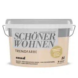 toom Baumarkt Schöner Wohnen Farbe Trendfarbe 'Sand' sandfarben matt 1 l Angebot