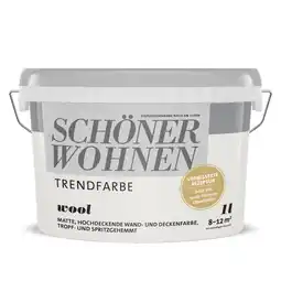 toom Baumarkt Schöner Wohnen Farbe Trendfarbe 'Wool' wollweiß matt 1 l Angebot