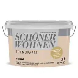 toom Baumarkt Schöner Wohnen Farbe Trendfarbe 'Sand' sandfarben matt 5 l Angebot