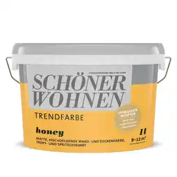 toom Baumarkt Schöner Wohnen Farbe Trendfarbe 'Honey' gelb matt 1 l Angebot