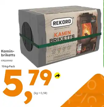 Globus Baumarkt REKORD Kamin- briketts Angebot
