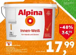 Globus Baumarkt Alpina Innen-Weiß Angebot