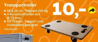 Globus Baumarkt Transportroller Angebot