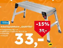 Globus Baumarkt Güde Arbeitsplattform „GAAP760" Angebot