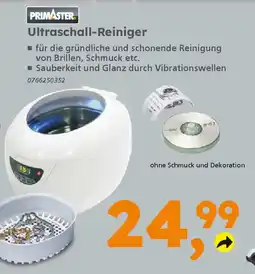 Globus Baumarkt PRIMASTER Ultraschall-Reiniger Angebot