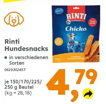 Globus Baumarkt Rinti Hundesnacks Angebot