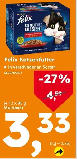 Globus Baumarkt Purina Felix Katzenfutter Angebot